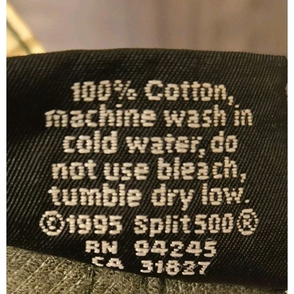 Vintage 1995 Split 500 Size 32 (32x30) 100% Cotton‎ Green Corduroy Pants USA